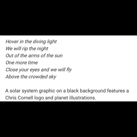 Chris Cornell Solar System Tee Shirt Sz XXL - Picture 12 of 12